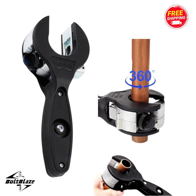Compact 2-in-1 Ratcheting Tubing Cutter for Cutting Copper & PVC Pipes