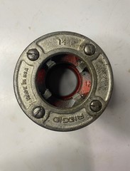 Lot of FIVE (5) RIDGID 1-1/2&Prime; Die-Head Pipe Threaders (USED) 12R