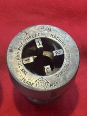 TOLEDO PIPE THREADER DIES (5 Pcs) 1/8 in &ndash; 1/4 in &ndash; 3/8 in &ndash; 1/2 in &ndash; 3/4 in USA