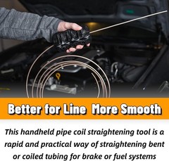 3/16in Tubing Straightener Tool Metal Auto Repair Brake Fuel Line