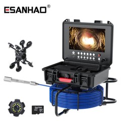 9&Prime; 20M Sewer Camera Inspection Camera Self-Leveling 512HZ Locator DVR Counter