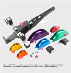 12999 Combination Suit Pipe Bender Manual Bending Machine Copper Pipe Processing