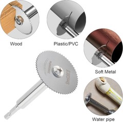 8PCS Inside Pipe Cutter Internal PVC Plastic Plumbing Tools Saw Tooth Blades Set