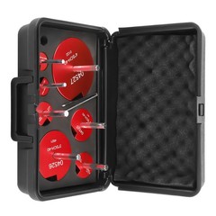 7Pcs PVC Pipe Reamer Kit with 3/4Inch 1Inch 1-1/4Inch 1-1/2Inch 2Inch 3Inch 4in