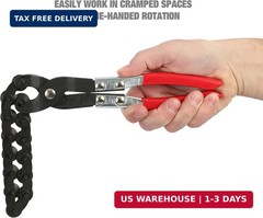 OEMTOOLS 27045 Exhaust Cutter, Cuts 3/4&Prime; to 3-1/4&Prime; Pipe, Durable Chain Cutter To
