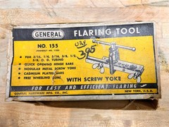 Vintage General No. 155 Flaring Tool w/ Original Box 3/16&Prime;-5/8&Prime; Made In USA