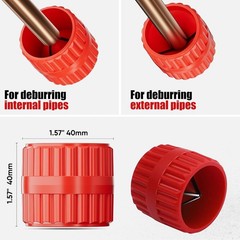 4-Piece Tubing Cutter Set, 1/4&rsquo;&rsquo; to 2&rsquo;&rsquo;OD Heavy Duty Copper Pipe Cutter, 1/8&rsquo;&hellip;