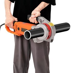 Handheld Electric Pipe Threader Threading Machine W/6 Pipe Cutter 1/2&Prime; &ndash; 2&Prime;