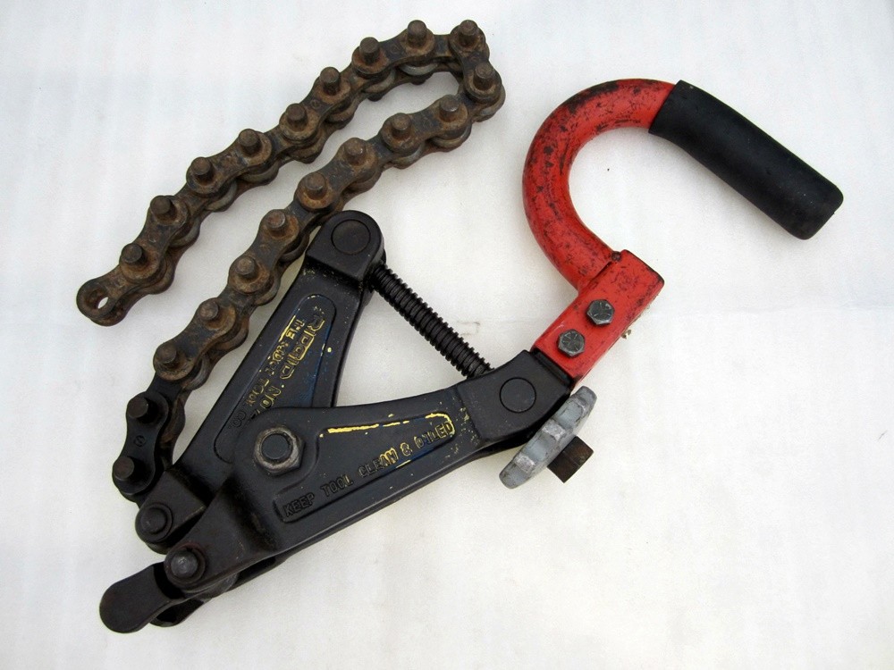 Ridgid No. 226 In-Place Soil Pipe Cutter with 24&Prime; Chain 69982 Made in USA