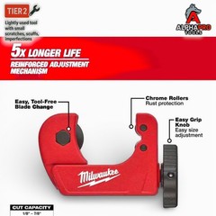 Milwaukee 3/4 in Mini Copper Tubing Cutter &ndash; Used Tested &ndash; T2