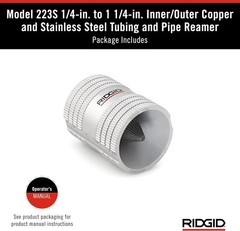 29983 Model 223S 1/4&Prime; to 1-1/4&Prime; Inner/Outer Copper and Stainless Steel Tubing&hellip;