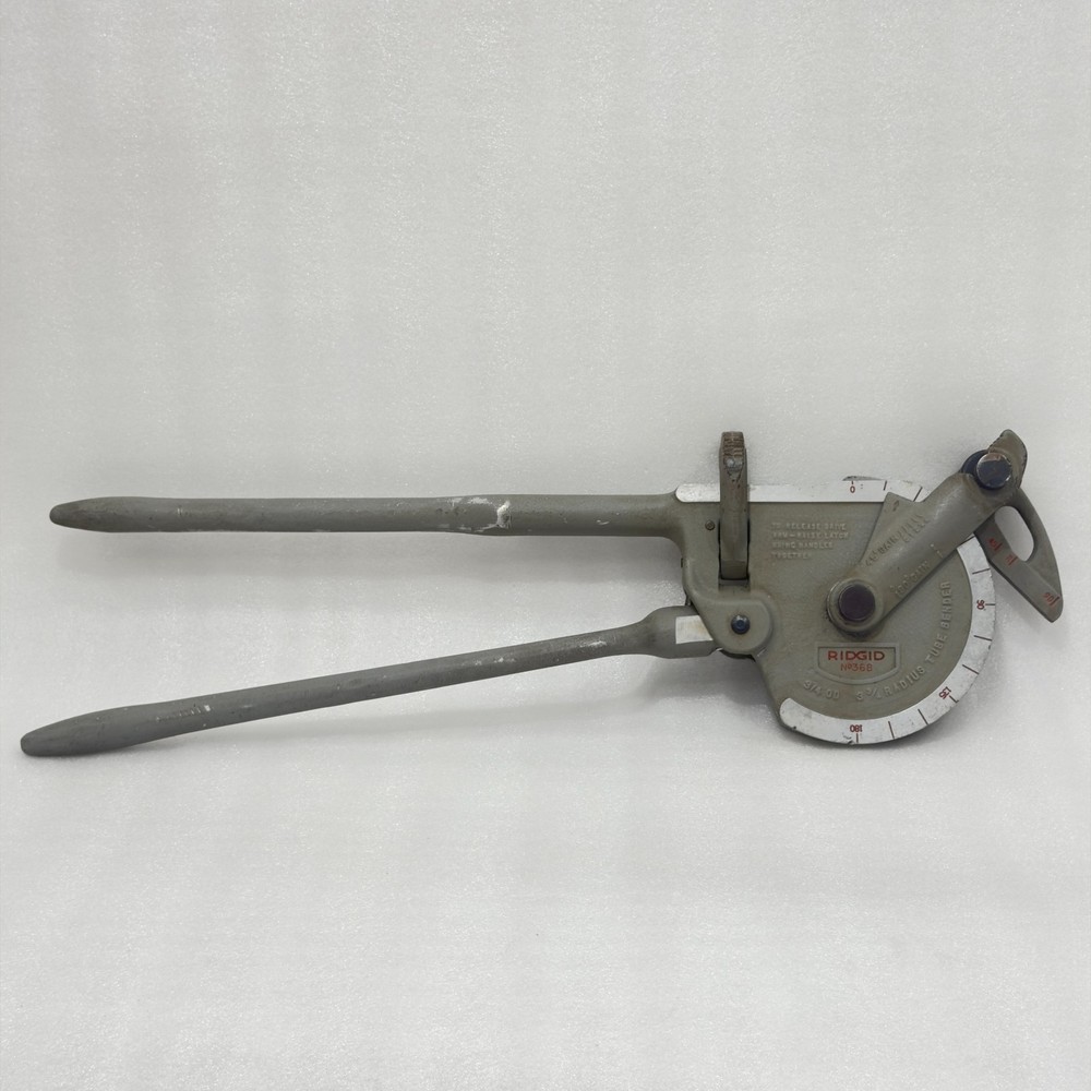 RIDGID NO. 368 3/4 OD 3-1/2 RADIUS GEARED RATCHET TUBE BENDER 35175 FAST SHIP