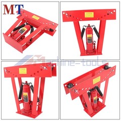 12 Ton Tubing Bender Manual Hydraulic Copper Exhaust Pipe Bender With 6 Dies