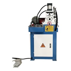 Pneumatic Solid Bar Rod Pipe Bender Chamfering Beveling Deburring Machine