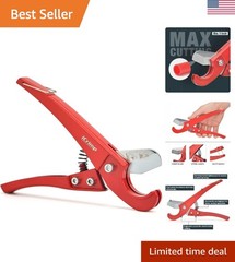 Pex Tubing Cutter for 1/8,1/4, 3/8, 1/2, 3/4-inch up to 1-inch Pex Pipe Cutter