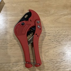 B &K Ratcheting Pipe cutter, plastic pipe 1/2&Prime;to 1&Prime; great condition