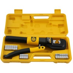 Hydraulic Wire Crimper Kit 4-70mm&sup2; with 9 Dies Set for Battery Welding Cable