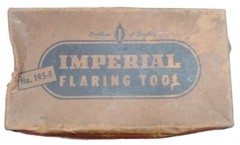 Vintage IMPERIAL BRASS CHICAGO Flaring Tool No. 195-F 1/4&Prime; &ndash; 5/8&Prime; Set USA