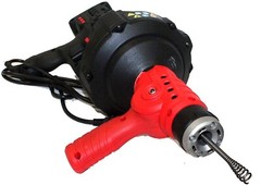 Electric Drain Auger Auto-feed Drain Cleaning with 25 Ft/7m Replaceable Cable
