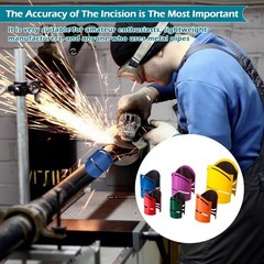 Magnetic Pipe Cutting Guide Kit &ndash; 1-5/8&Prime; to 4-1/2&Prime;, Cuts 45&deg;/90&deg;/22.5&deg;, Steel Te