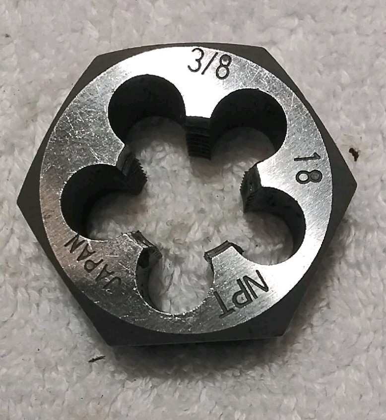 3/8&Prime;-18 NPT 1-1/2&Prime; HEX DIE &rdquo; JAPAN &ldquo;