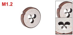 M1.2 X 0.25 Metric Round Die Machine Thread Threading Die 12mm OD Alloy Steel