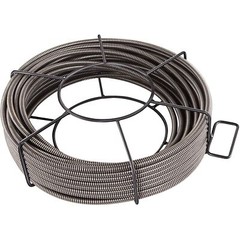 100 ft x 3/8&Prime; Solid Core Drain Snake Sewer Pipe Cleaning Cable Auger Tool