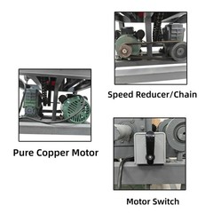220V Electric Pipe Bender 2.2kW for Round Square Tube Bending 0-2mm