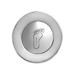 QWORK Bathtub Drain, Polished Chrome, for 1-1/2&Prime; Shower and Chrome