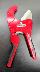 SUPERIOR 37116 PVC PIPE TUBING 2 1/2&Prime; RATCHETING PVC CUTTERS TOOL. PLEASE READ