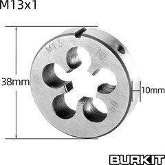 M13 x 1 Tap And Die Set M13 x 1.0 Machine Thread Tap Round Die Right Hand