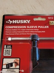 Husky 1012 349 829 Compression Sleeve Puller, Removes 1/2&Prime; Comp Sleeves.