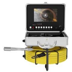 7inch Sewer Pipe Inspection Camera Drain Sewer Pipeline Industrial Endoscope 30m