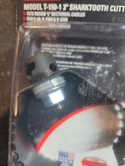 Ridgid 98055 3&Prime; inch Sharktooth Cutter T-150-1 7/8&rdquo; Cable K-60, K-1500, K-5208
