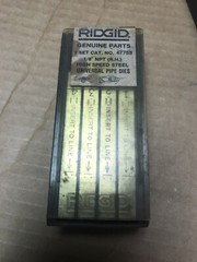 Ridgid Pipe Dies Set 47755 Fits 515
