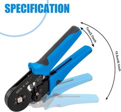 Ferrule Crimping Tool Kit with 1800PCS Wire Ferrules Kit Wire End Terminals & Cr