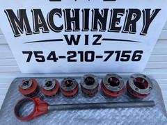 RIDGID 12R 1/2&Prime; &ndash; 2&Prime; Pipe Threading Threader 6 Die Set L@@K #3