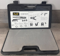 Apollo PEX Multi-Head Crimp Kit w/ Case 4 Jaws 3/8&Prime; 1/2&Prime; 3/4&Prime; 1&Prime; Go/No-Go Tool