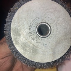 Ridgid 3 1/2&Prime; Fitting Brush D-1543X 42315 for 124 Copper Cleaning Machine