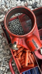 RIDGID&reg; 12-R Ratchet Pipe Threader Threading Kit 1/2&Prime; &ndash; 2&Prime; &ndash; No Handle