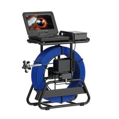 80m Sewer Pipe Inspection Camera 512hz Self-leveling Pipe Camera 10&Prime; Display