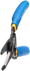 Klein Tools 11055EP Stranded and Solid Wire Cutter/Stripper, Made in USA, Blue/Y