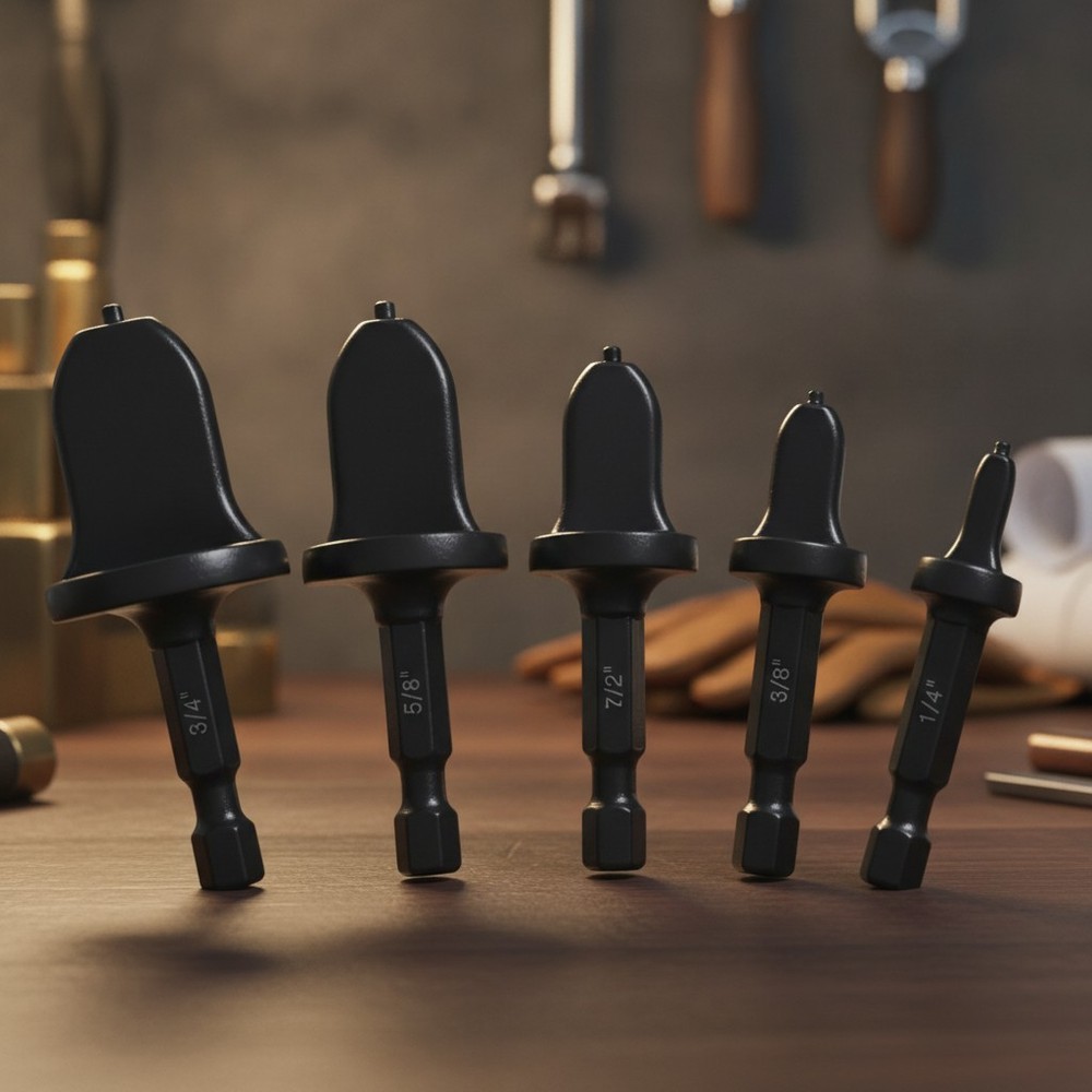 Professional Flaring Tool Set: 5 Pieces with Friction Heat Technology for HVAC