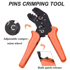 641Pcs Terminal Crimping Tool Kit, Ratcheting Wire Crimper AWG 22-16(0.5-1.5mm&sup2;)