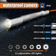 7inch Sewer Pipe Inspection Camera 20M Drain Sewer Pipeline Industrial Endoscope
