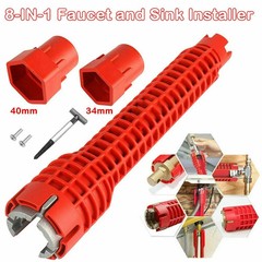 8-in-1 Faucet Sink Installer Wrench Multi-Functional Plumbing Tool for Kitchen