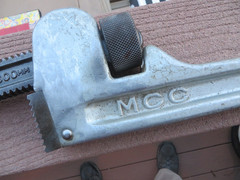 MCC 24&Prime; Aluminum Pipe Wrench PW-DA600 Jaw Size 600mm Forged Handle Japan