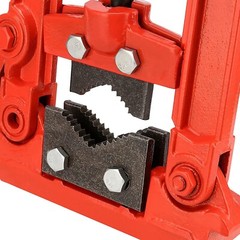 #1 Pipe Vice Bench Yoke Vise, Heavy Duty Cast Iron Pipe Vise for Fixing Pipes