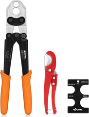 PEX Crimping Tool Kit for ASTM F1807 Copper Crimp Ring Systems, 1/2