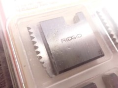 Ridgid 37840 1 1/4&Prime; NPT Alloy RH 11-1/2 TPI Pipe Threader Dies (BN411)